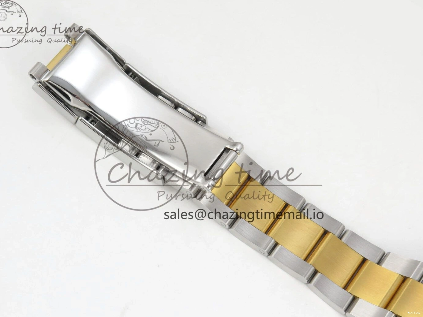 MiroTime 0512 Fashionable Daytona 126503 THBF 1:1 Best Edition Black YG Diamonds Dial on SS YG Bracelet SH 137